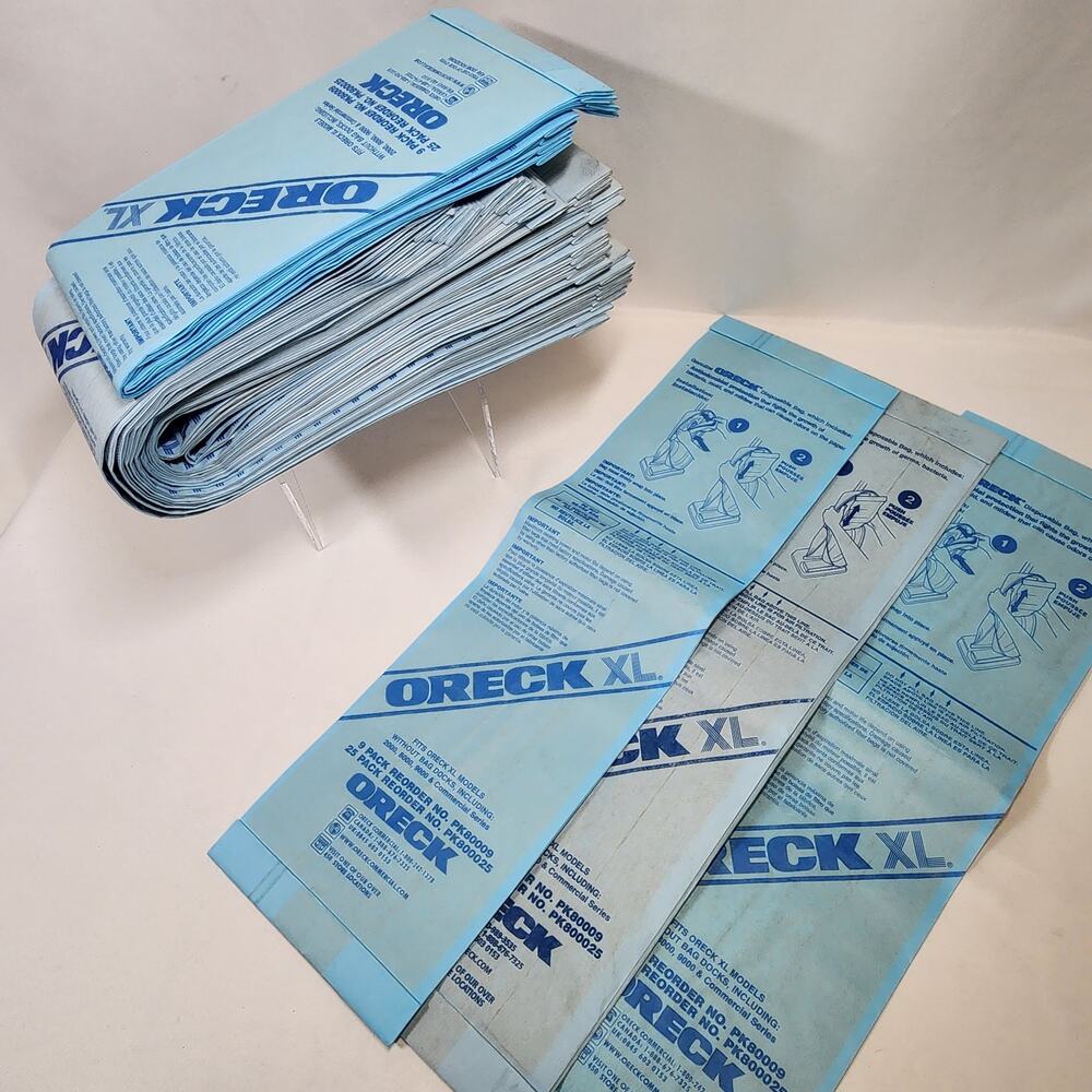 27-Oreck XL Commercial Series Vacuum Bags